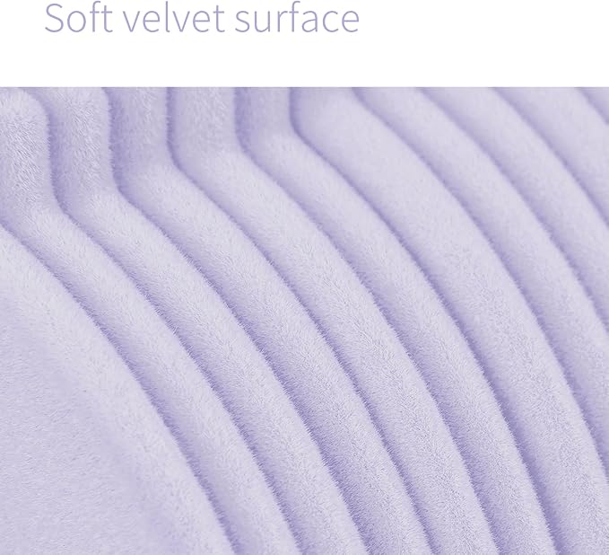ManGotree 11" Baby Velvet Hangers, Non-Slip Kids Coat Hangers with 360° Swivel Hook, Ultra-Thin Felt Children's Hanger for Infant & Toddler Clothes, 15 Pack (Purple)