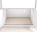 BASIN - Under Sink Mat for Bathroom - The Original Silicone Under Sink Mats for Bathroom Waterproof - Under Sink Tray for Bathroom Waterproof - Under Sink Cover Vanity Liner Taupe 34x19