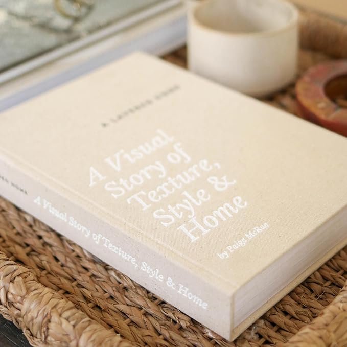 Decorative Books for Home Decor - 2 Linen Fake Books for Decorating Bookshelf, Coffee Table, Shelves - Faux Book Box for Hidden Storage and Decoration - Modern Neutral Design Fits Any Home Aesthetic