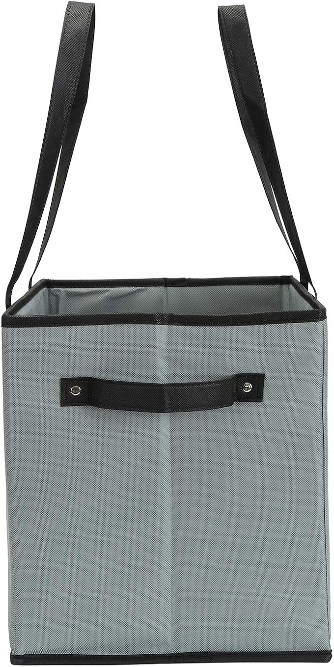 Foraineam Reusable Grocery Bags Set Durable Heavy Duty Tote Bag Collapsible Grocery Shopping Box Bag with Reinforced Bottom