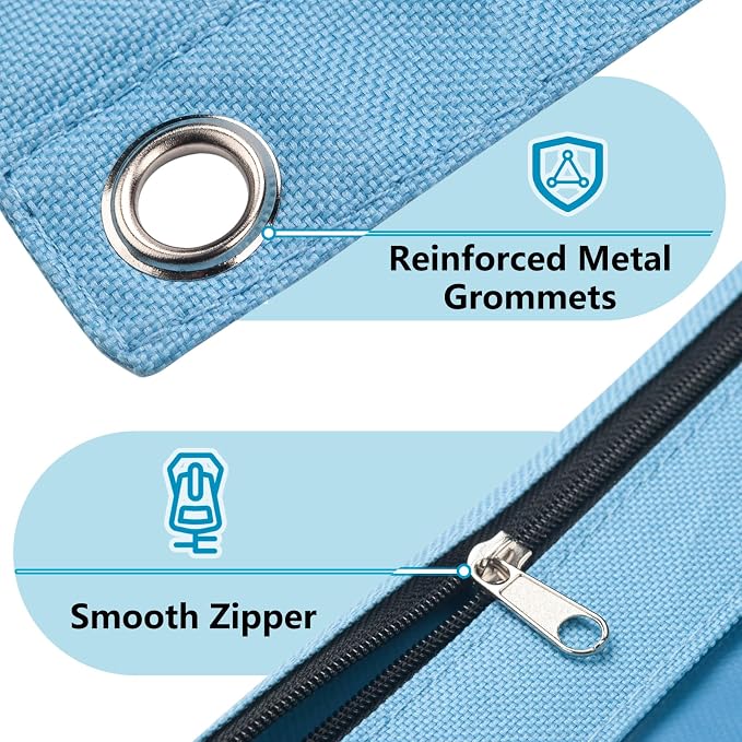 Forvencer 6 Pack Pencil Pouches for 3 Ring Binder, Smooth Zipper 3 Ring Binder Pencil Pouch, Multi-Color Pencil Case for Binder, Clear Top Binder Pencil Pouch, Pencil Bag with 3 Re-enforced Grommets