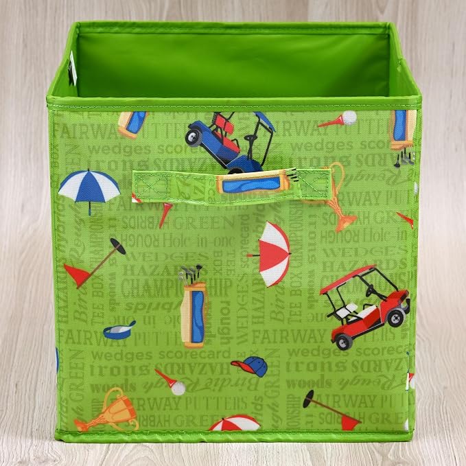 Passion for Golf Collection 11"x11"x11" Storage Bin