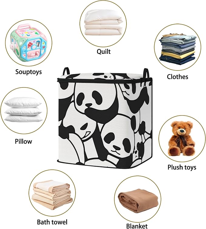 2pcs blanket storage bag for under bed,closet organizers 95L | clothing sweater sheet bedding comforter duvet quilt pillow toy storage bags with lids,dorm room essentials for containers