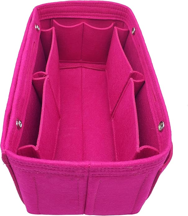 LEXSION Felt Purse Organizer Insert Multi Pocket Bag Organizer Shaper | zipper bag, tote shaper, multi pocket bag, handbag shaper, various sizes