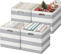 Posprica 3X Thicker Storage Bins Storage Cubes, 13×13 Fabric Storage Boxes Foldable Baskets Containers Drawers for Nurseries,Offices,Closets,Home Décor