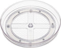 Amazon Basics Clear Rotating Lazy Susan Turntable Organizer for Condiments, 9-Inch (Pack of 16)