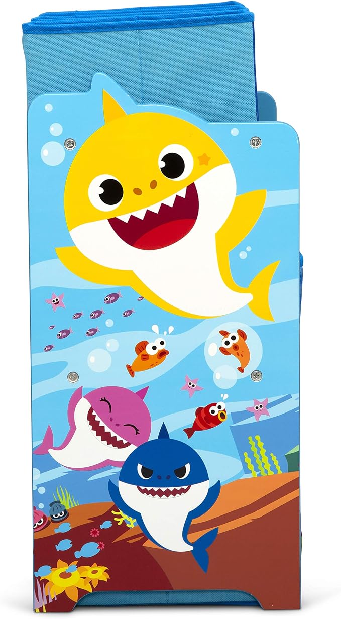 Baby Shark Design & Store 6 Bin Toy Storage Organizer by Delta Children
