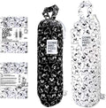 2pcs Waterproof Plastic Grocery Trash Bag Holder Shopping Carrier Holder Organizer Kitchen Storage Bag Dispenser Multiple Designs Sizes Dogs