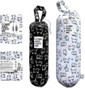 2pcs Waterproof Plastic Grocery Trash Bag Holder Shopping Carrier Holder Organizer Kitchen Storage Bag Dispenser Multiple Designs Sizes Cats
