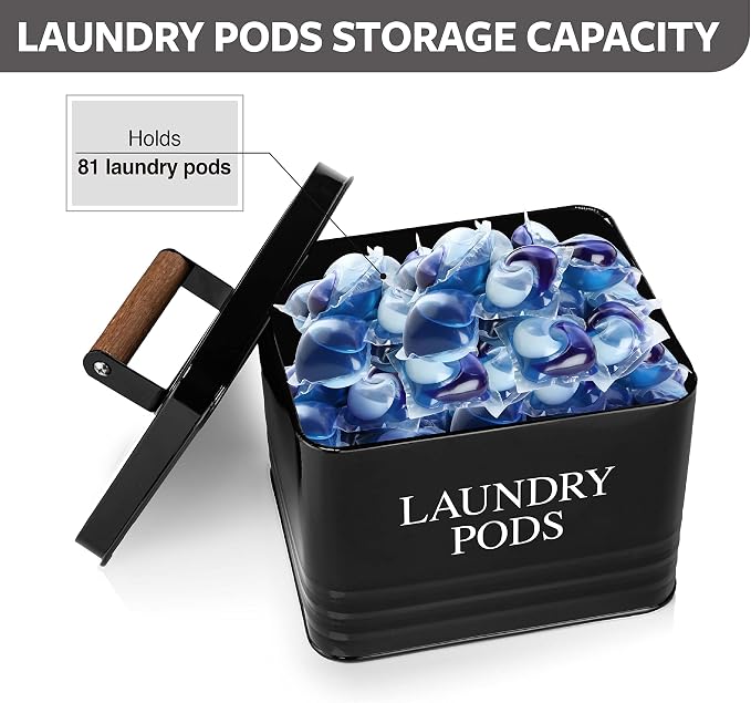 Laundry Pods Holder (BLACK)