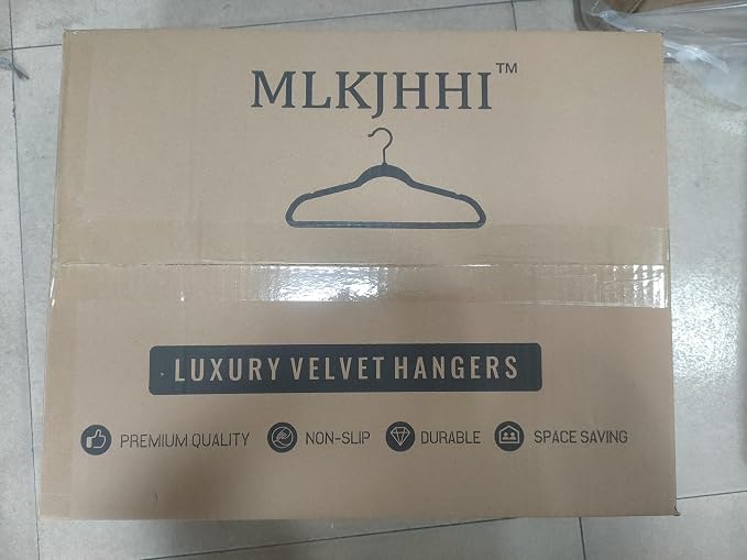 Black Velvet Hangers 20 Pack, Slim Space Saving Suit Hangers for Closet Organizer, Rotating Silver Hook, Non Slip Clothes Felt Hanger Heavy Duty for Coat,Shirt, Pants, Camisole, Dress
