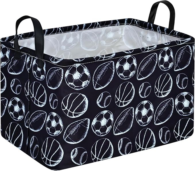 MAIZMZ Kids Hamper Storage Bins Organizer Toy Box Laundry Basket Large Canvas Collapsible Chest for Home/Dorm/Kitchen/Pet/Office/Closet/Shelf/Gift Baskets