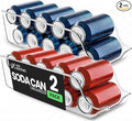Utopia Kitchen Soda Can Organizer and Dispenser for Refrigerator/Pantry - Durable Can Storage Organizer Fridge & Kitchen Organization - (Clear, Set of 2)
