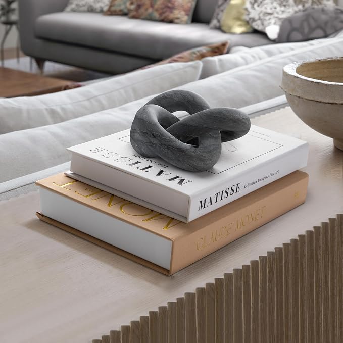 Decorative Book for Home Decor - Aesthetic Fake Books for Coffee Table Decoration - Set of 2 Linen Faux Book for Room Bookshelf Decor - Fake Books Storage Box for Photo and Keepsake
