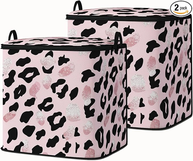 2pcs blanket storage bag for under bed,closet organizers 95L | quilt duvet sweater sheet bedding pillow clothes storage for closet,dorm moving essentials containers with portable handles