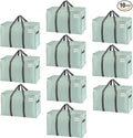 VENO 10 Pack Heavy Duty Moving Bags, Extra Large Storage Bags with Reinforced Handles & Strong Zippers, Foldable & Reusable Moving Box Alternative for Clothes & Dorm Storage