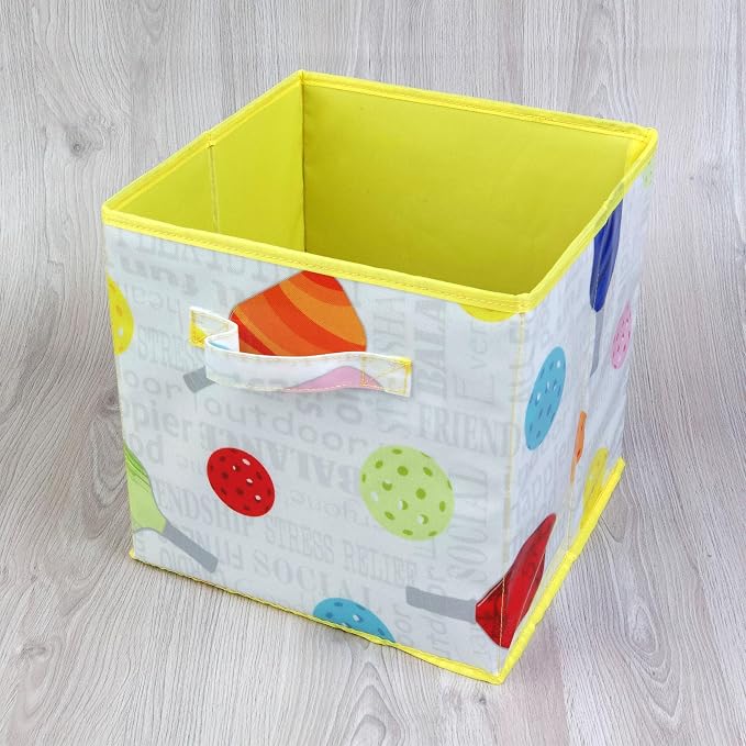Passion for Pickleball Collection 11"x11"x11" Storage Bin