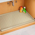 Jin&Bao Waterproof Under Sink Mat 34" x 22", Thick Silicone Mat Cabinet Protector for Kitchen and Bathroom, Shelf Liner, Home Organizer and Storage, Multipurpose Tray for Gadgets and Essentials