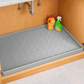 Jin&Bao Waterproof Under Sink Mat 37" x 22", Thick Silicone Mat Cabinet Protector for Kitchen and Bathroom, Shelf Liner, Home Organizer and Storage, Multipurpose Tray for Gadgets and Essentials