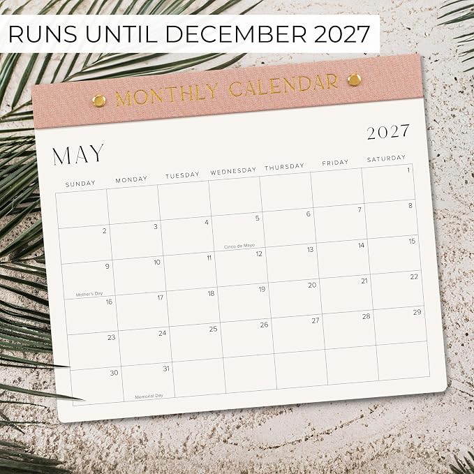 Beautiful 2026-2027 Magnetic Fridge Calendar - Runs From June 2026 Until December 2027 - The Perfect Monthly Refrigerator Paper Calendar for Easy Organizing