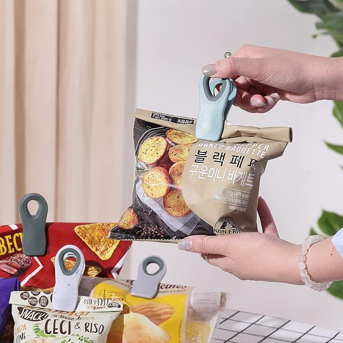 Mr. Pen- Magnetic Chip Clips, 6 Pack | Airtight Seal Reusable Bag Closers for Food Storage, Snacks, Bread & Kitchen Organization