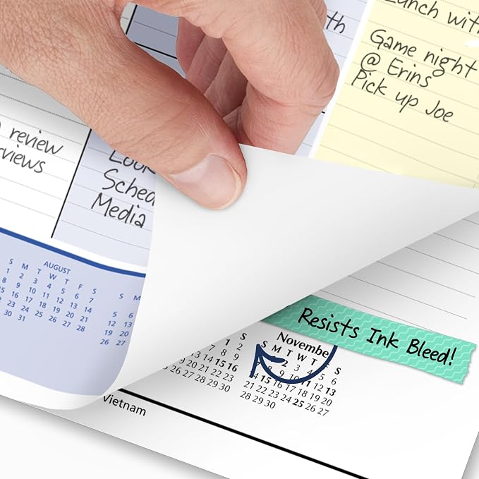 AT-A-GLANCE 2027 Desk Pad Calendar, Monthly Desk Wall Planner, 13-Month Jan-Jan, 21.75" x 17", QuickNotes (SK7000027)