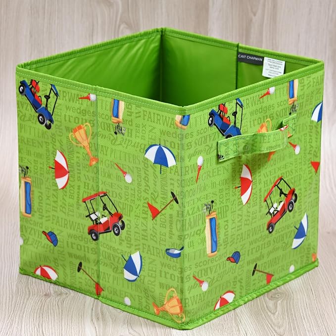 Passion for Golf Collection 11"x11"x11" Storage Bin