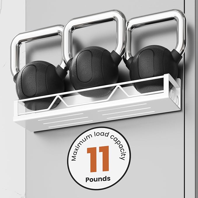 Mystozer 16.9 Inch Wide Large Capacity Magnetic Spice Rack for Refrigerator,4 Pack Metal Fridge Shelf Magnetic Basket Magnetic Fridge Shelf Magnetic Shelves for Fridge (White)