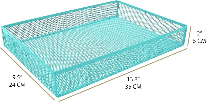 Exerz Paper Sorter 3 Drawer Wire Mesh A4 / Desk Multifunctional Desk Organiser/Multi-Layer Letter Tray - for Documents, Magazines, Notebooks and Letter