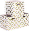 13x13x13 Storage Cube Bins, Collapsible Storage Bins Fabric Storage Cubes Organizer Baskets Box Drawers for Shelves, Closet, Wardrobe, Bookshelf, Cabinet, 3 Pack, White, AG40001-02