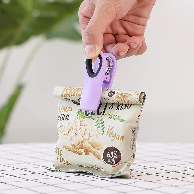 Mr. Pen- Magnetic Chip Clips, 6 Pack | Airtight Seal Reusable Bag Closers for Food Storage, Snacks, Bread & Kitchen Organization