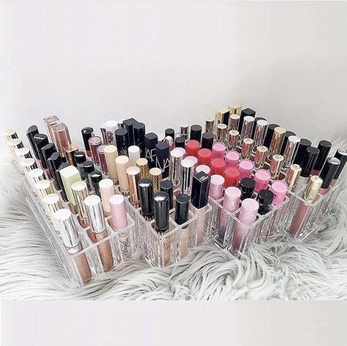 byAlegory Acrylic Lip Gloss Makeup Organizer | 24 Spaces