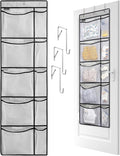 Weekly Kids Clothes Organizer - Day of Week School Clothing Organizer, Monday to Friday Time Save, No Odour, 5-Shelf Hanging Closet Storage (Grey), 2 Pack
