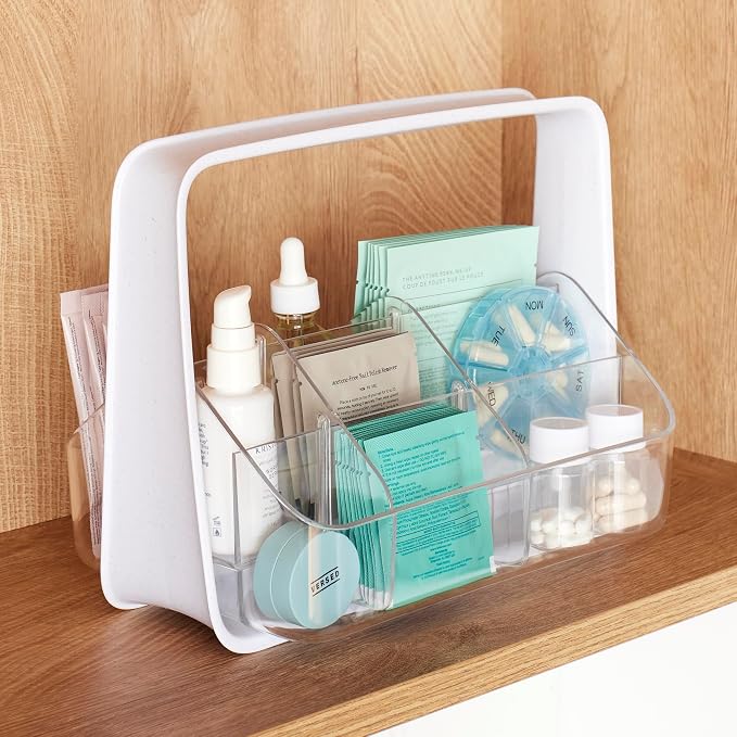 YouCopia SipStation Hydration Caddy, Adjustable Packet + Tea Bin Organizer