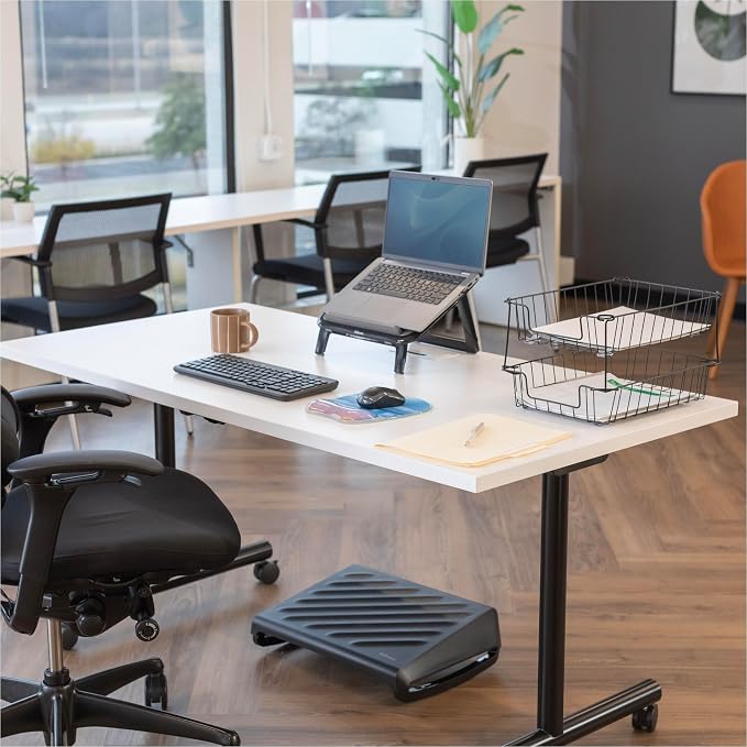 Fellowes Workstation 3" Letter Desk Tray Organizer, Wire, Black (60112) (Pack of 12)