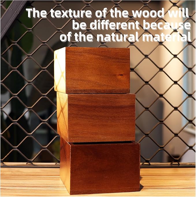 Remote Control Holder, Wooden TV Remote Holder for Table, Remote Organizer Caddy for Home Decor, Remote Box for Nightstand, Brown, 1 Slot - 5.1 Inch