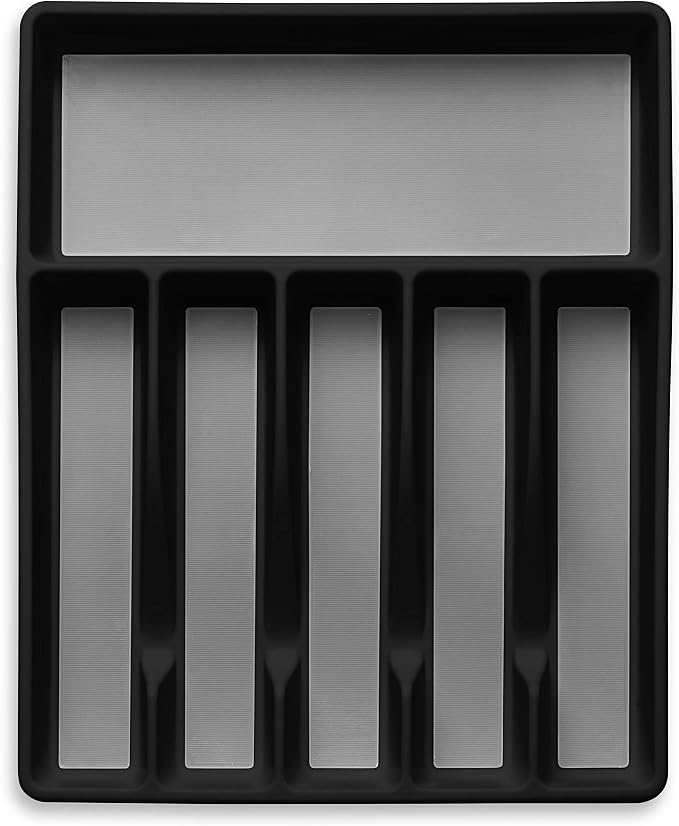 Expandable Cutlery Drawer Organizer, Flatware Drawer Tray for Silverware, Serving Utensils, Multi-Purpose Storage for Kitchen, Office, Bathroom Supplies