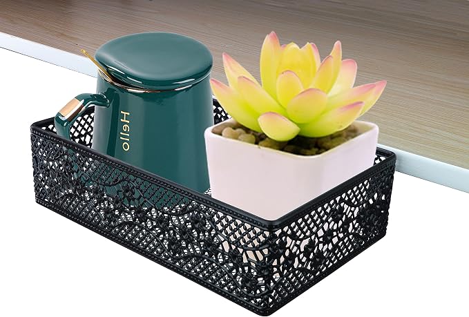 Clip-on Drawer organizers,desk organizer,can be clipped around the table to store small items (black)