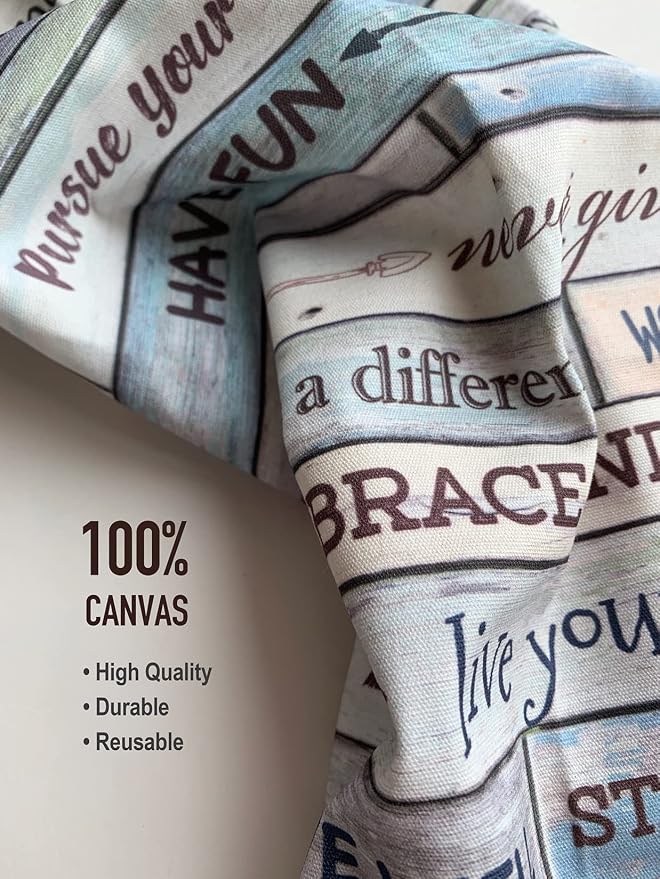 Hglian Inspirational Grocery Bag Storage Today Is A New Day Quotes Plastic Bag Holder Organizer for Kitchen Decor