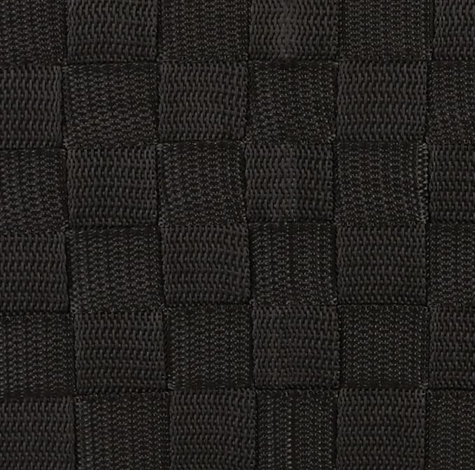 Whitmor Woven Strap Tote Black