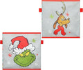 Idea Nuova Storage Cubes for Kids,2 Pack Collapsible Fabric Bins with Handles, Holiday Organizer Boxes for Bedroom, Playroom & Nursery, Festive Christmas Storage Baskets,Grinch Dr. Seuss