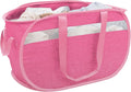 Collapsible Laundry Baskets, Foldable Tear Proof Pop Up Hamper with Reinforced Carry Handles, Durable Laundry Hamper for Home, Laundry, Bathroom, Dorm or Travel (Pink)