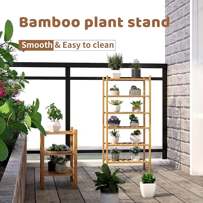 Bamboo Shoe Rack Stackable Shoe Shelf Storage Organizer for Unit Entryway Hallway and Closet Sturdy Freestanding Small Shoe Shelf(3S Tier Natural)