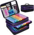 Douorgan Diamond Painting Storage Containers 240 Slots Diamond Painting Accessories and Tools Portable Diamond Painting Organizer Shockproof Diamond Art Storage Case Beads Storage Box(240 Jars)