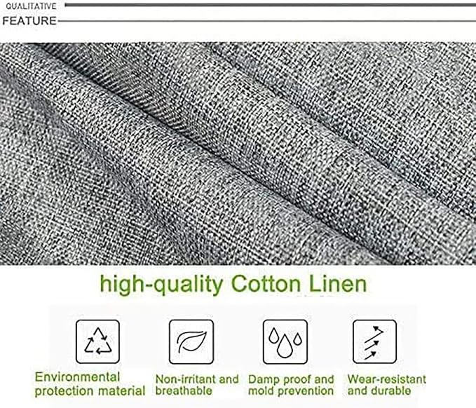 Hanging Closet Organizer 4-Shelf, Oxford Linen Wardrobe Storage, Gray | Easy-mount foldable design holds clothes, handbags, shoes & accessories; washable Oxford fabric, sturdy and space-saving.