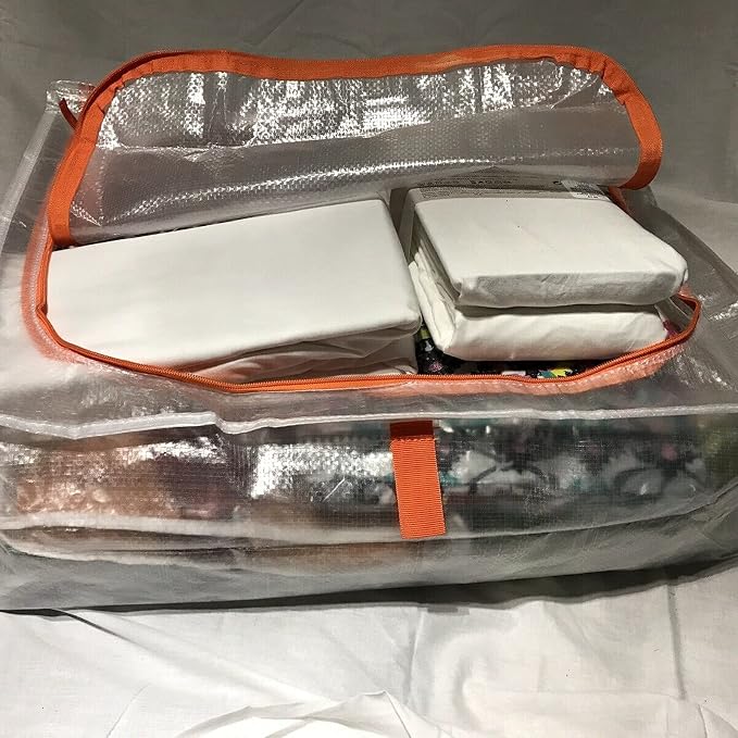 IKEA 503.953.82 Pack of 3 Storage Bags Cases 55 x 49 x 19 Centimetres