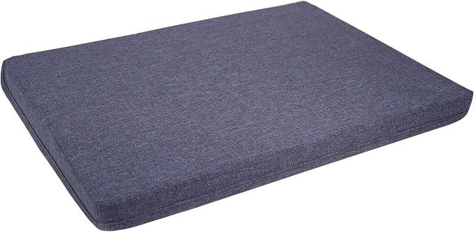 Bigso Box of Sweden Soft Foldable Polyester Storage Box with Lid and Handles for Closets and Rooms - Collapsible Organizer for Clothes and More - 10.2in x 13.8in x 7.5in - Small - Blue