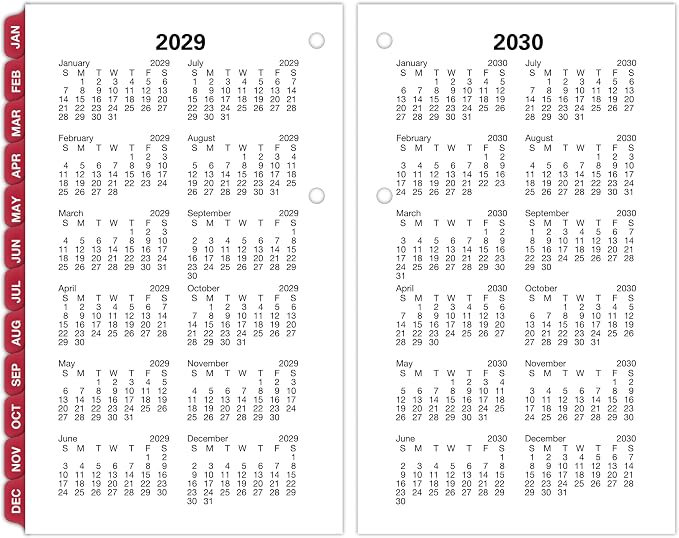 AT-A-GLANCE 2027 Desk Calendar Refill, Daily Desk Pad Refill, 3.5" x 6", Standard, Loose-Leaf (E0175027)
