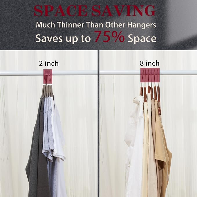 Grey Plastic Thin Hangers, 28 Pack Upgraded Rubberized Non Slip, Durable Slim Clothing Hangers, 17.7 Inches Wide for Adults