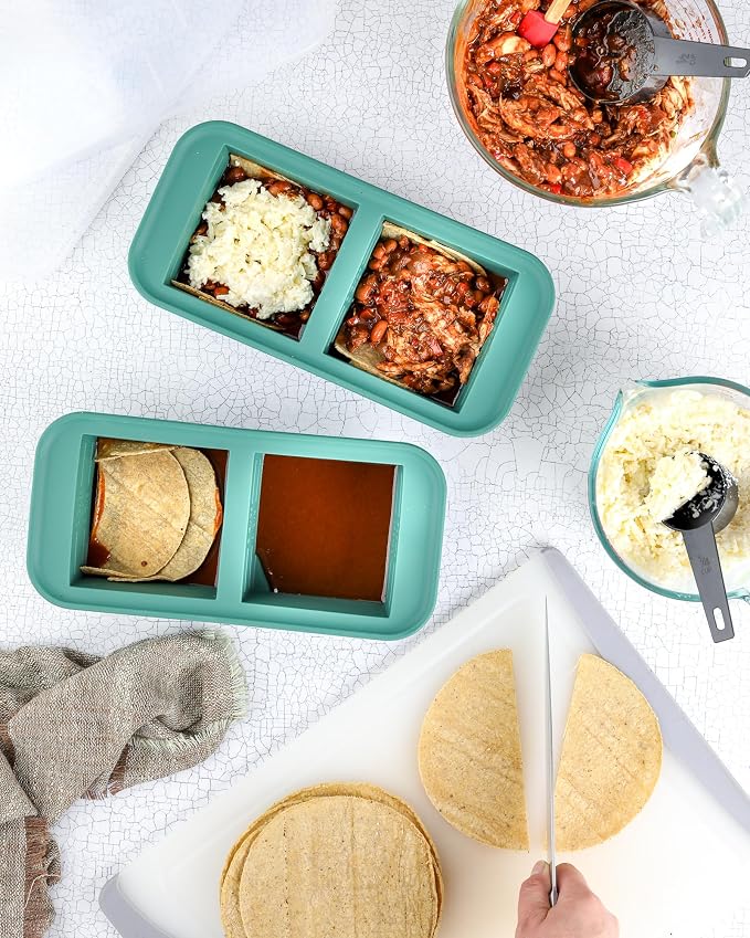 Souper Cubes 2 Cup Silicone Freezer Mold, Kale, 1-Pack | 100% Platinum-Cured Silicone Freezer Cube, Oven and Microwave Safe, Perfect for Freezing Lasagna, Casseroles and More